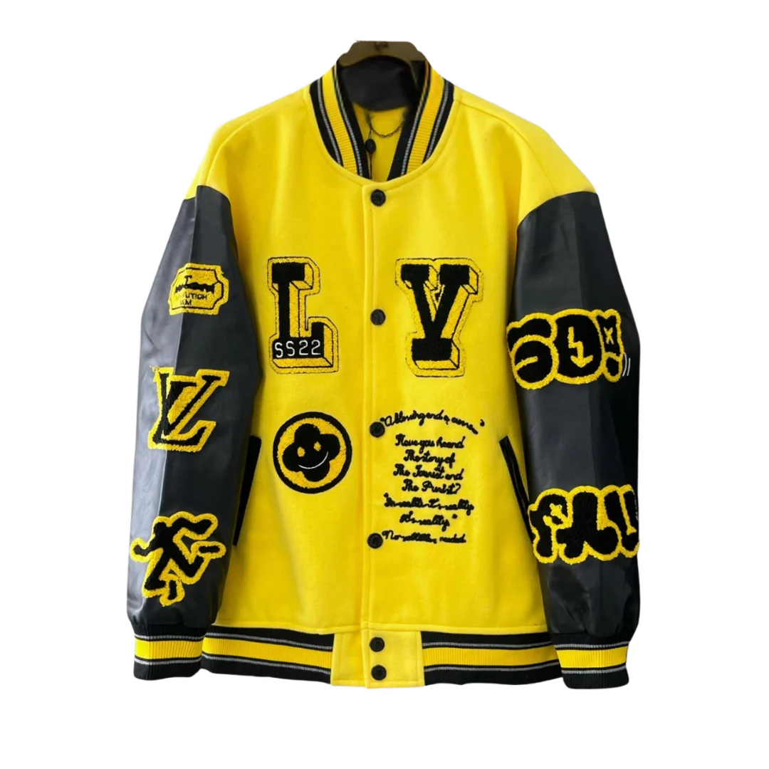 Louis Vuitton College Jacket Yellow
