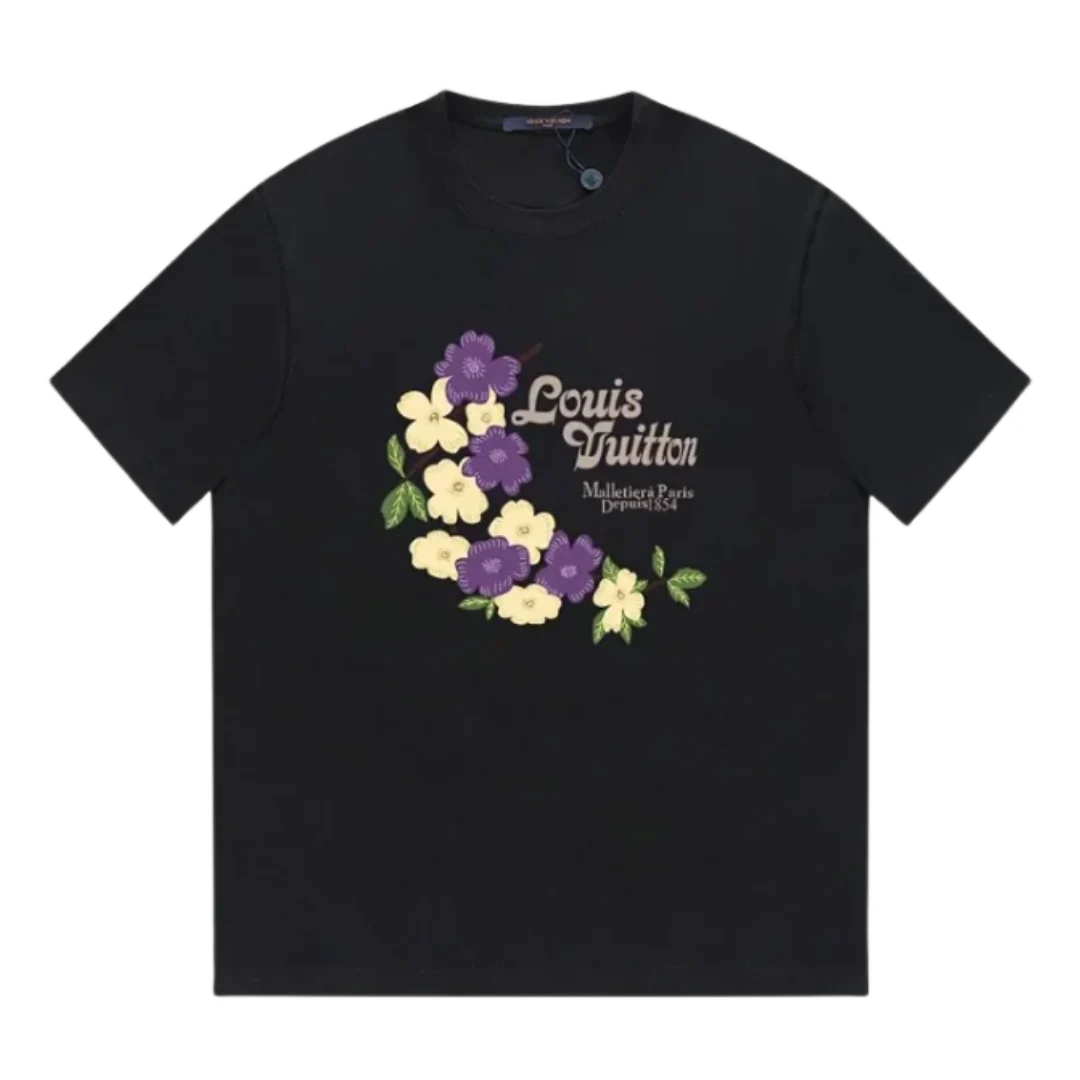 Louis Vuitton Flower T-Shirt Black