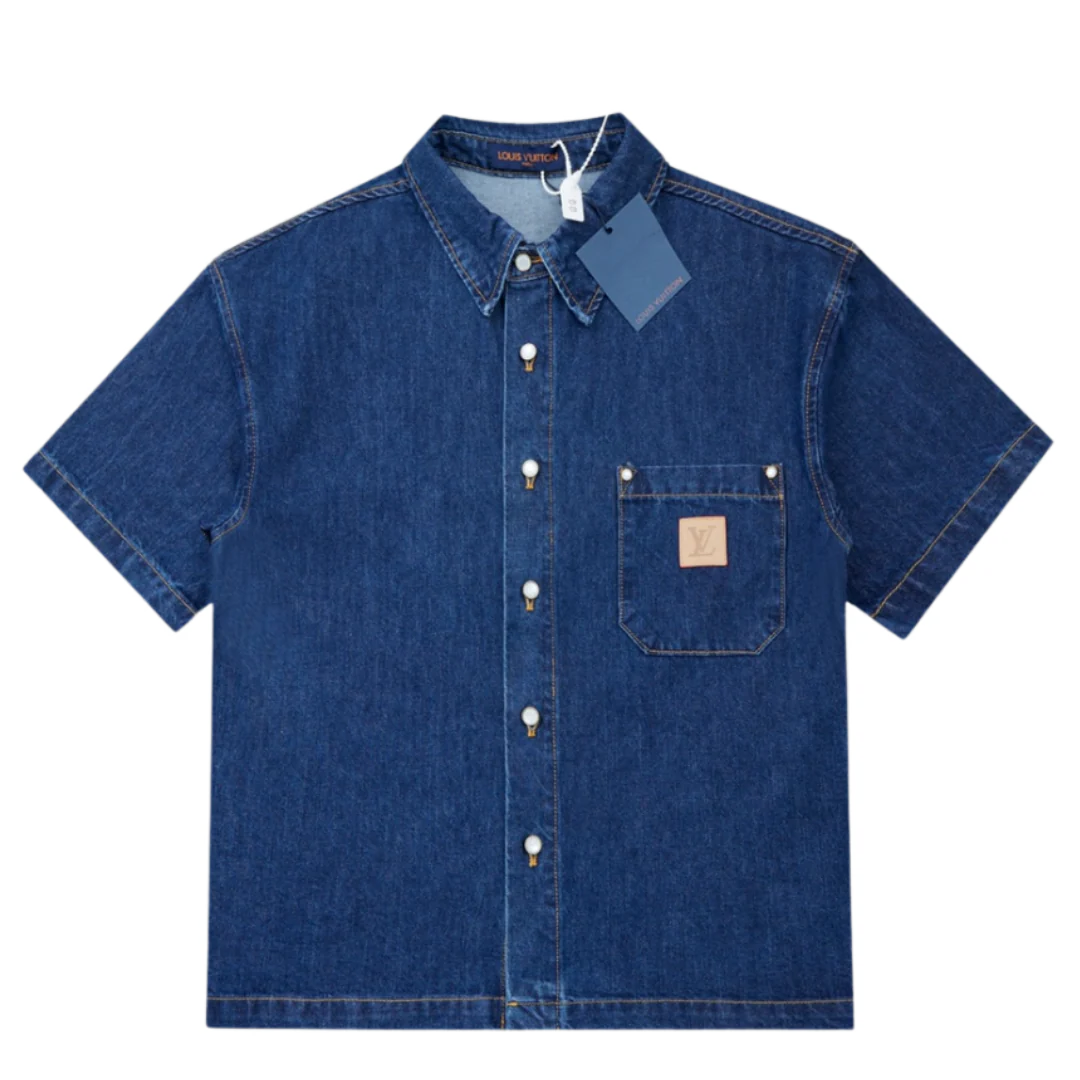 Louis Vuitton Jeans Shirt Blue