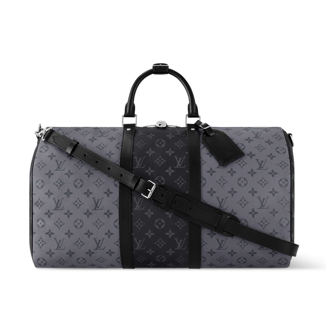 Louis Vuitton Keepal Bag Grey & Black