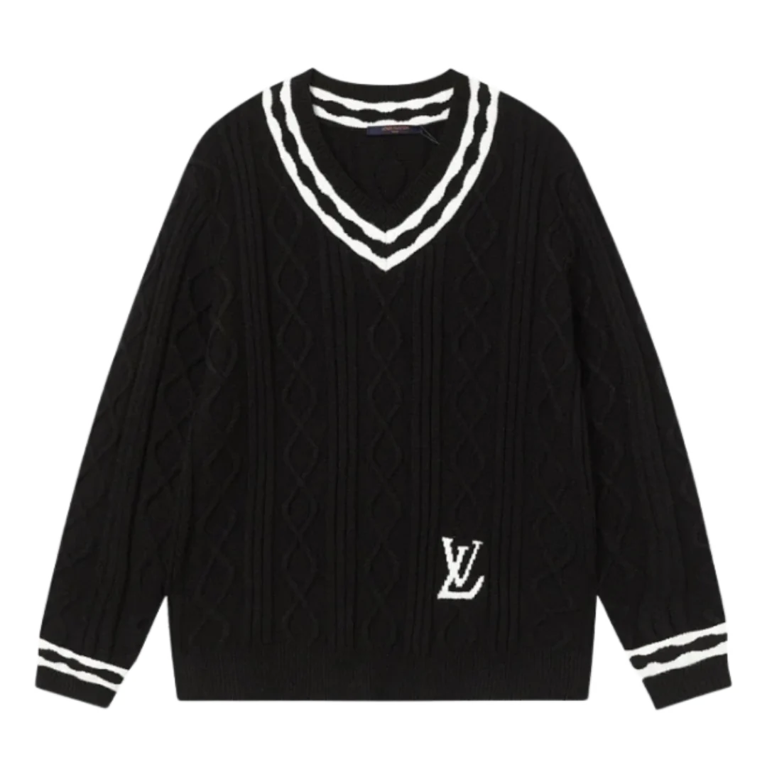 Louis Vuitton Knit Sweater Black & White