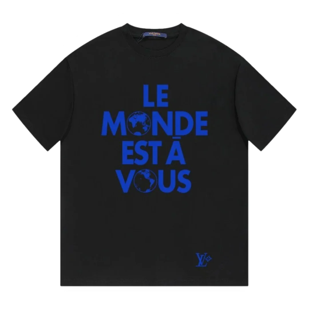 Louis Vuitton Le Monde Est Vous T-Shirt Black