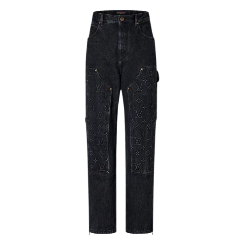 Louis Vuitton (LV) Carpenter Denim Jeans Grey