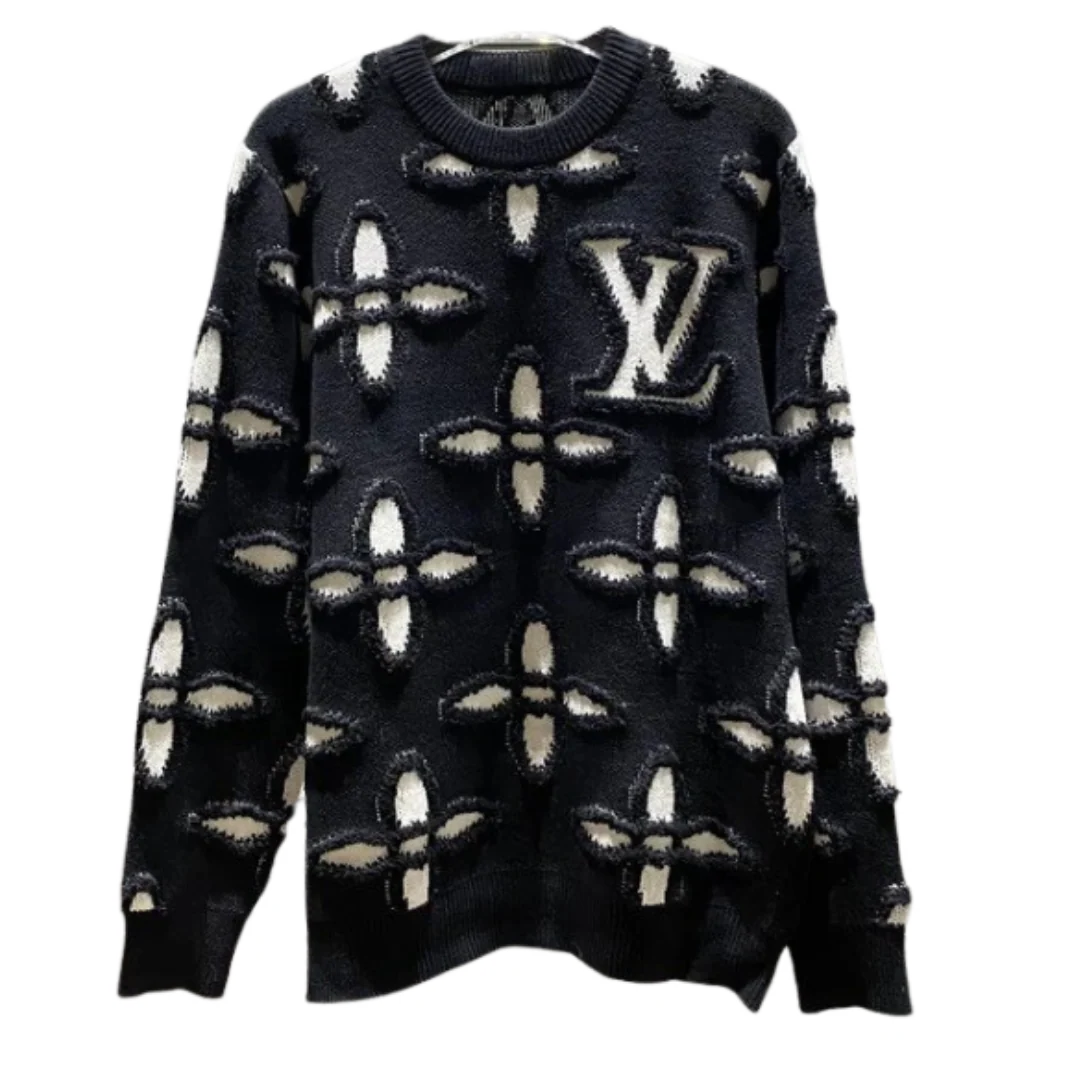 Louis Vuitton (LV) Sweater Black White