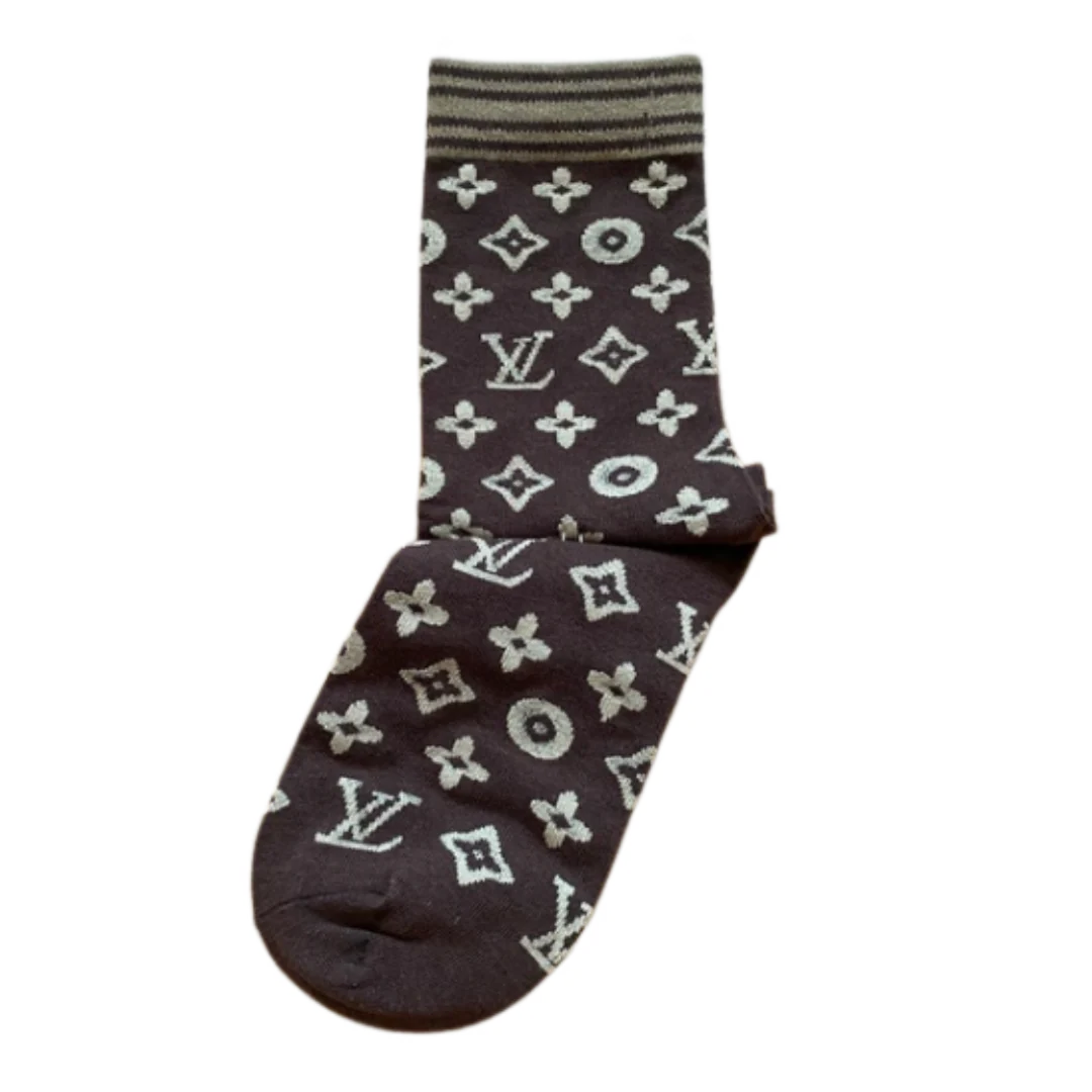 Louis Vuitton Monogramm Socks Brown