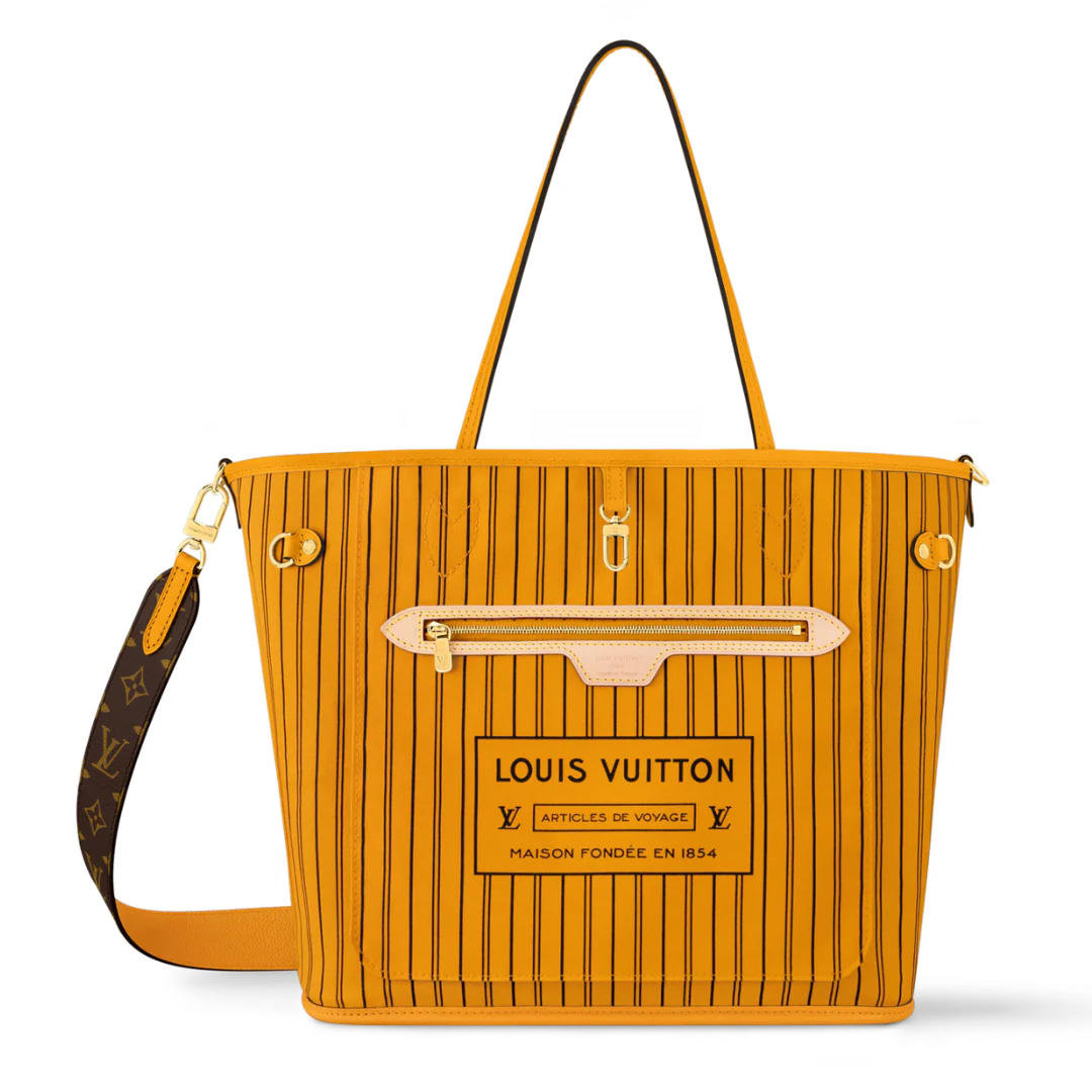 Louis Vuitton Neverfull Inside Out MM Bag Orange