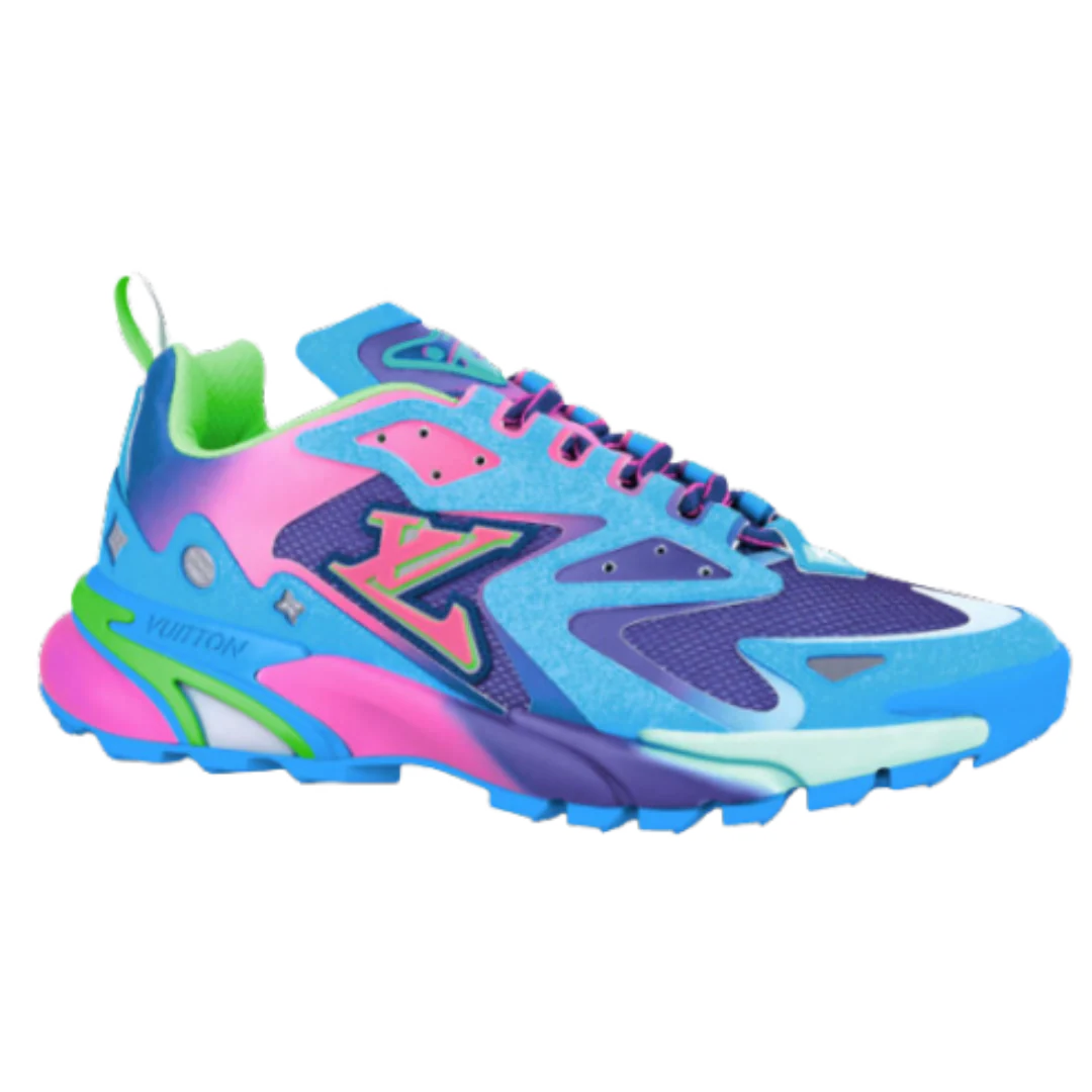 Louis Vuitton Runner Tatic Blue & Pink