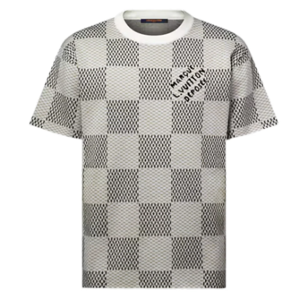 Louis Vuitton Squared T-Shirt White & Grey