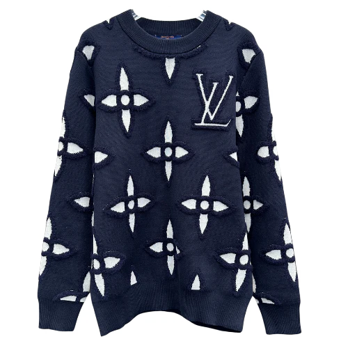 Louis Vuitton Sweater Blue White