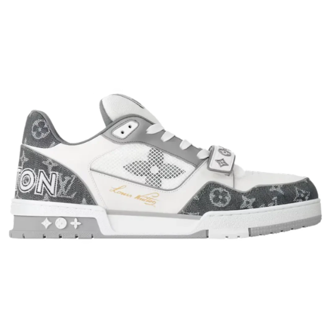 Louis Vuitton Trainer Grey & White
