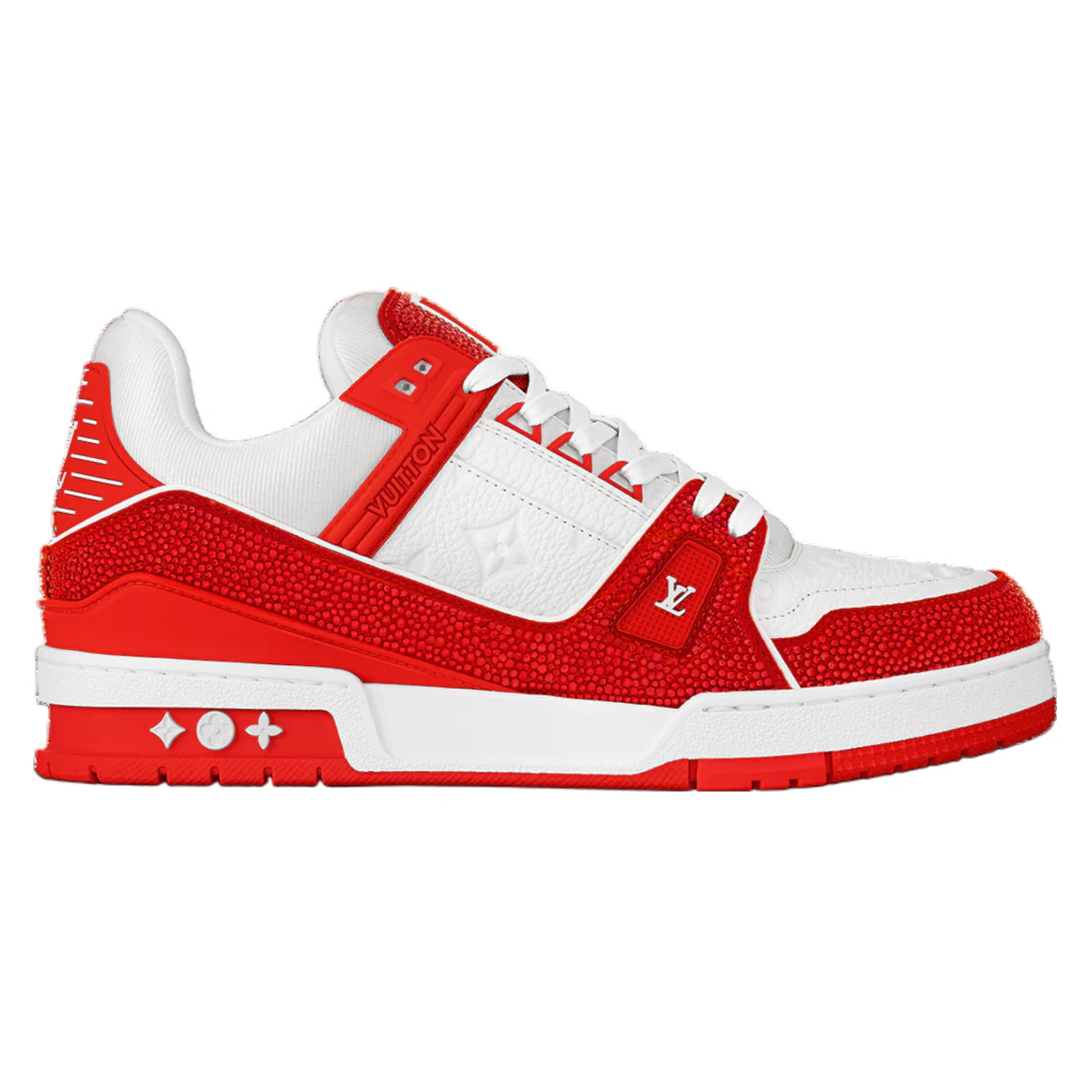 Louis Vuitton Trainer Red & White