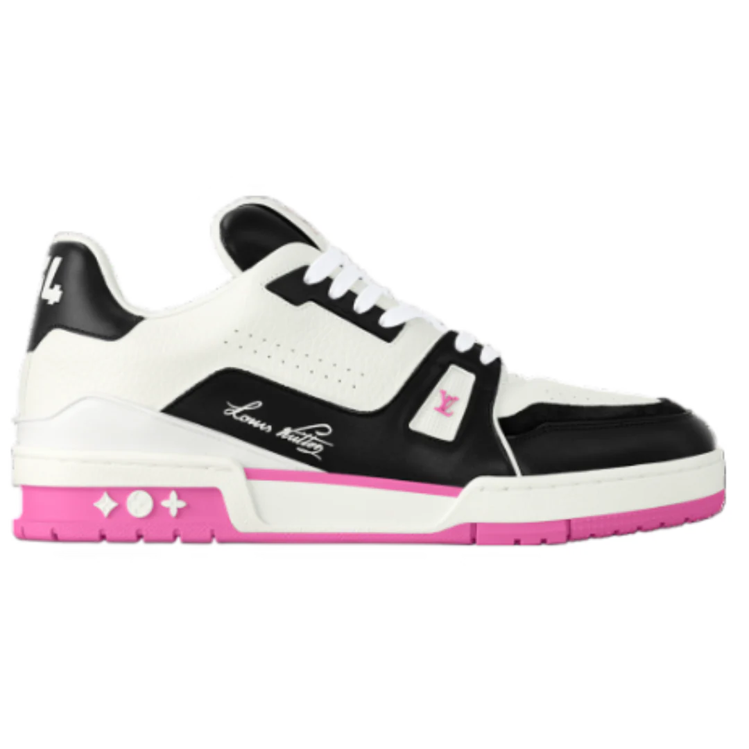 Louis Vuitton Trainer White & Pink
