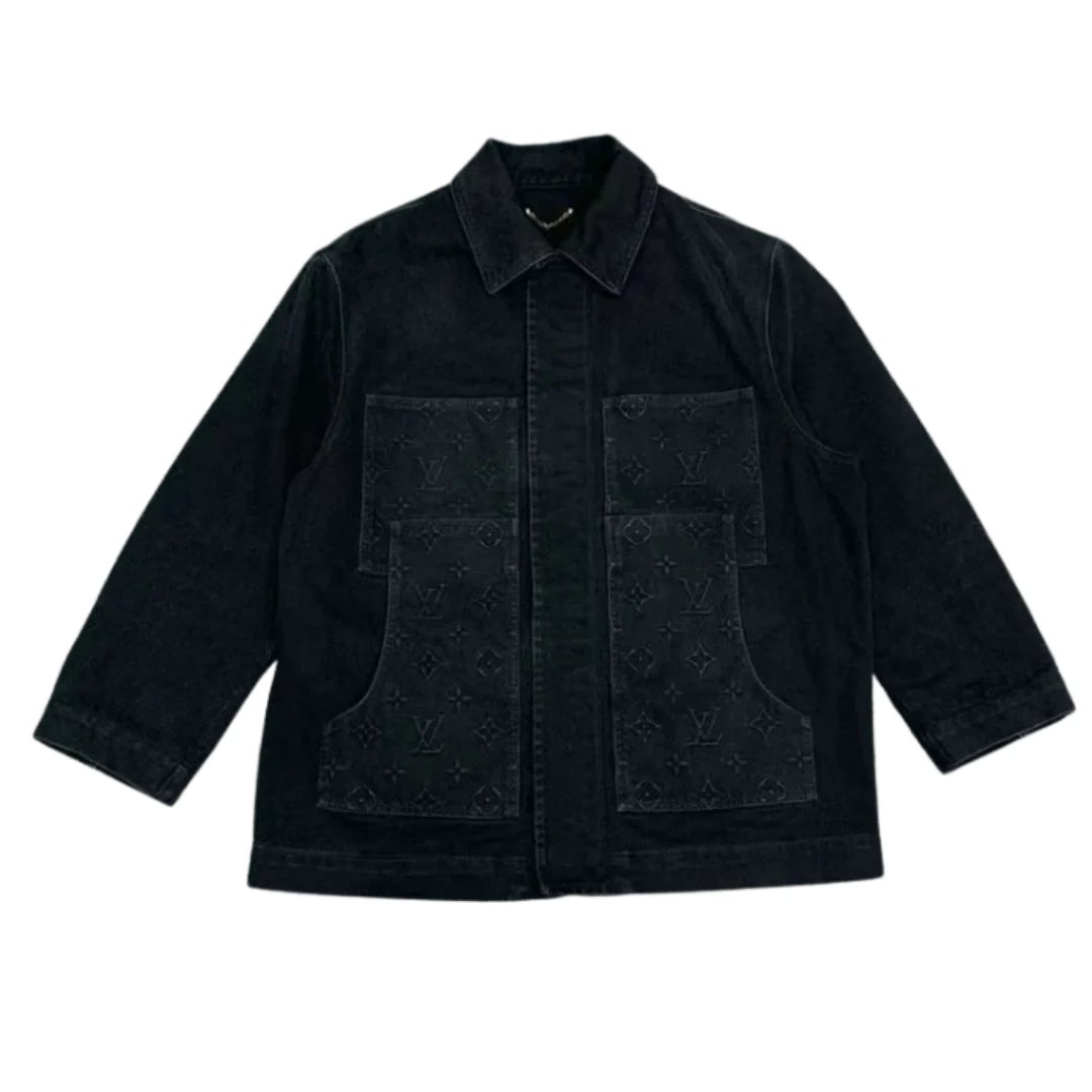 Louis Vuitton Workwear-Style Denim Jacket Black