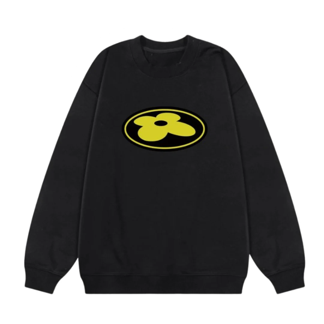 Louis Vuitton Yellow Flower Sweater Black