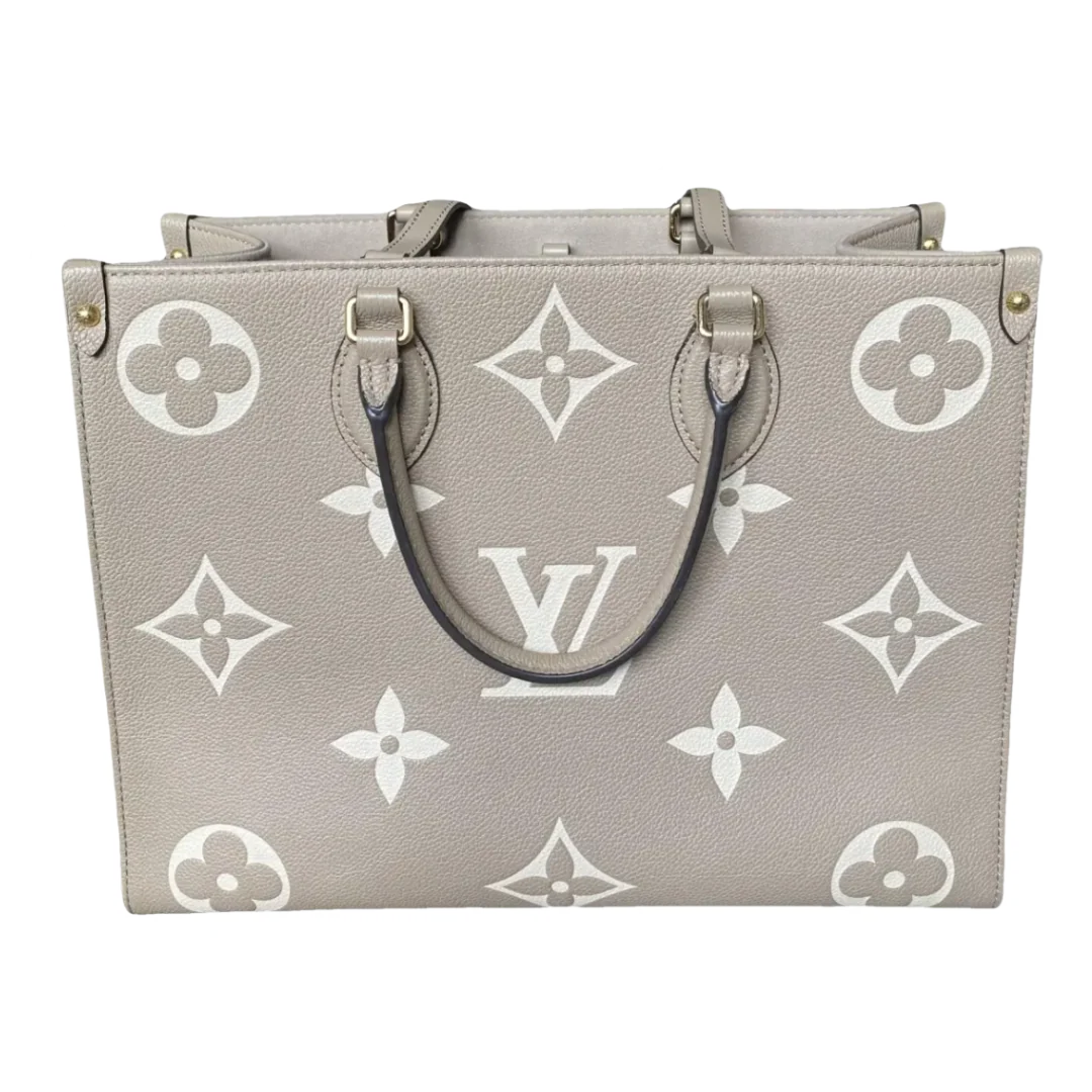 LV Onthego MM Bag Grey & White