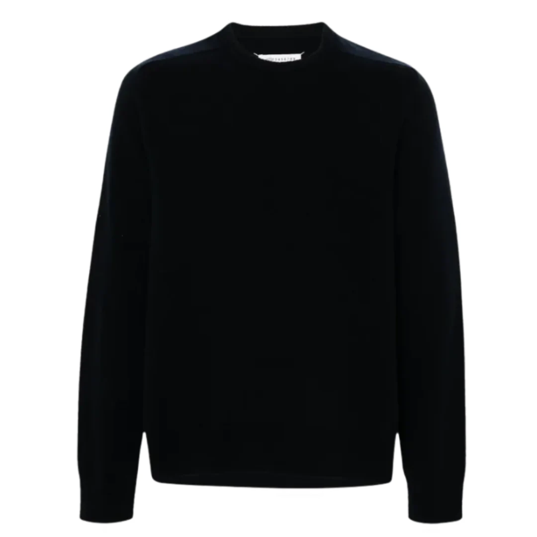 Maison Margiela Crewneck Knit Sweater Black