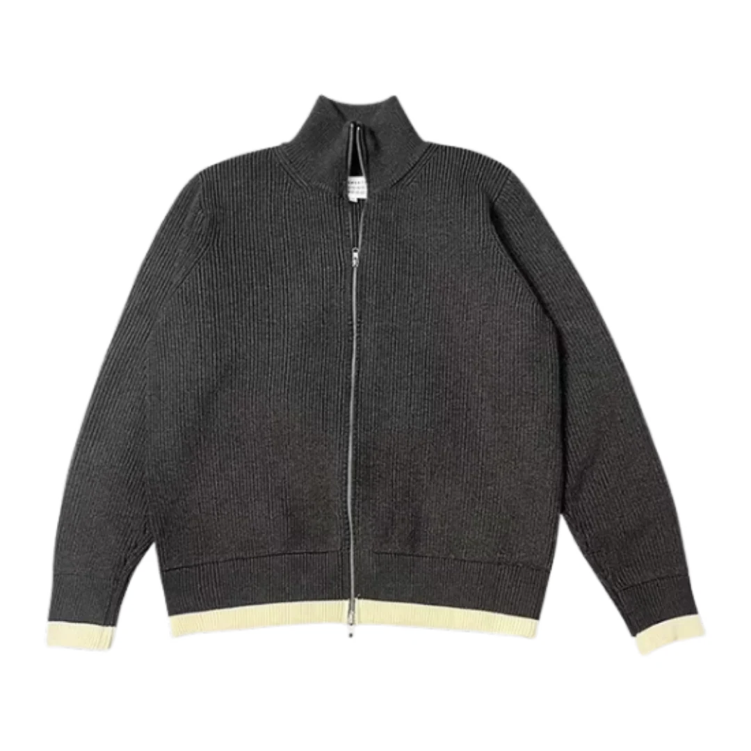 Maison Margiela Knit Zipper Grey