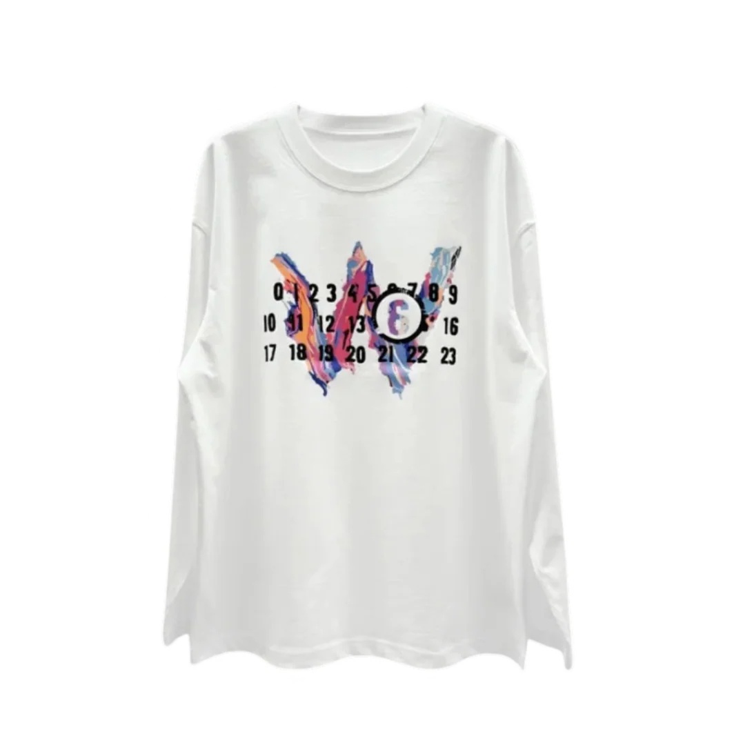Maison Margiela MM6 Rainbow W Longsleeve White