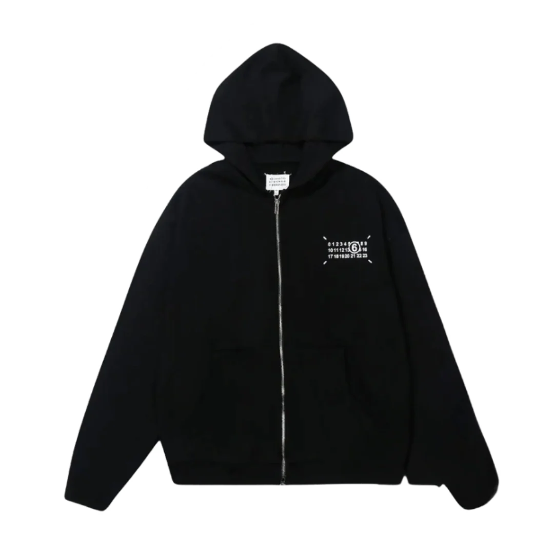 Maison Margiela MM6 Zipper Black