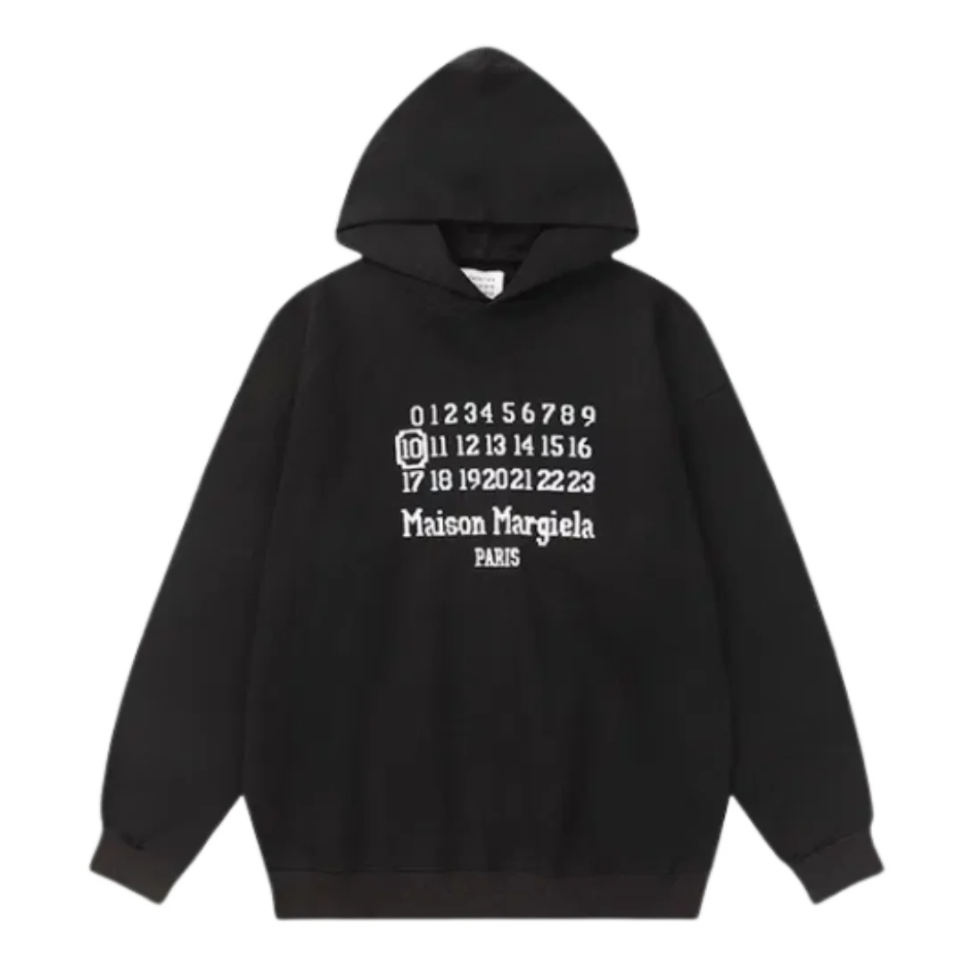 Maison Margiela Paris Hoodie Black