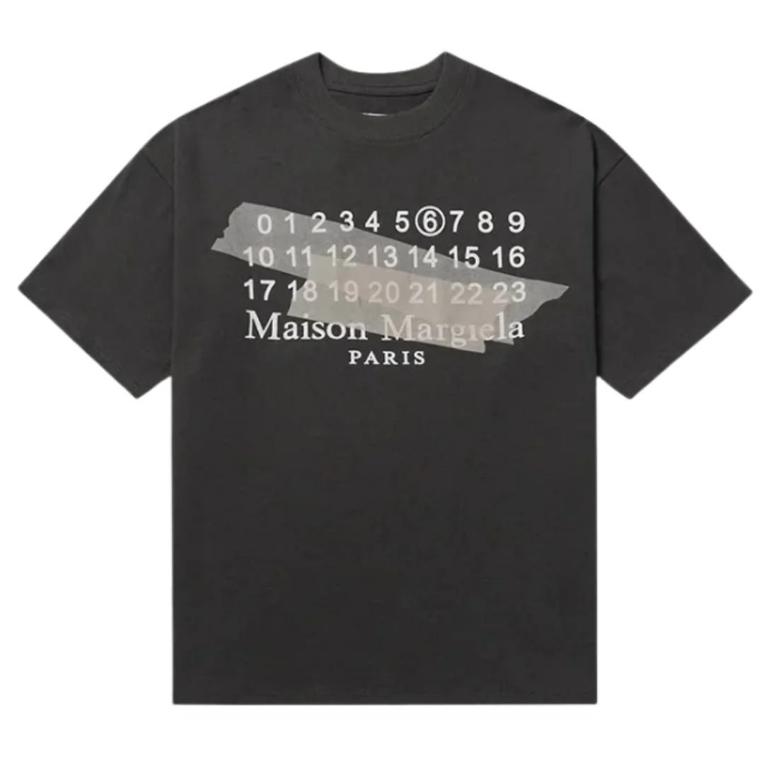 Maison Margiela Taped T-Shirt Dark Grey