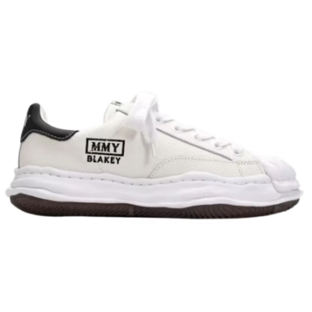 Maison Mihara Yasuhiro Blakey OG Sole Canvas Low Weiß