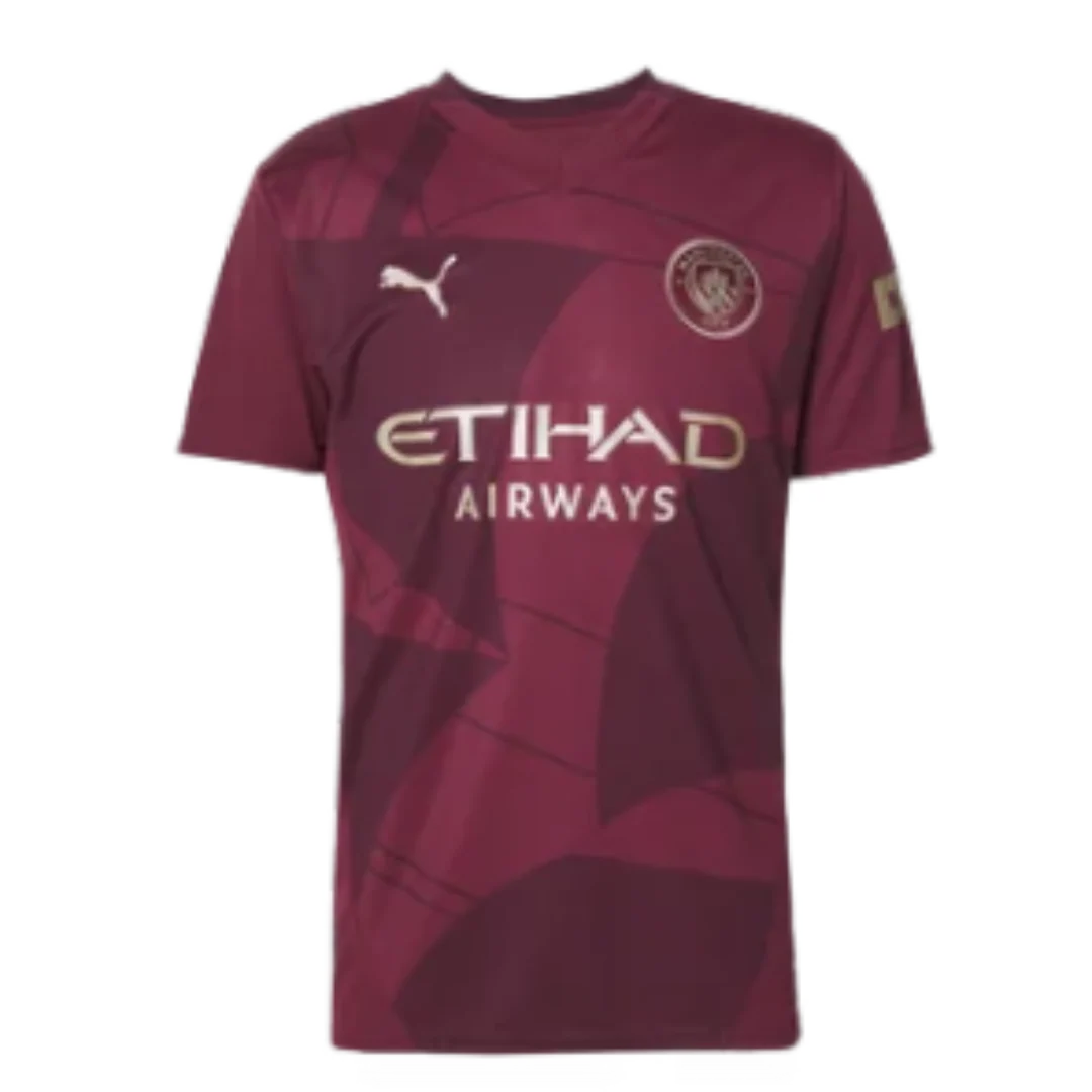 Manchester City 2024/25 Away Jersey Red