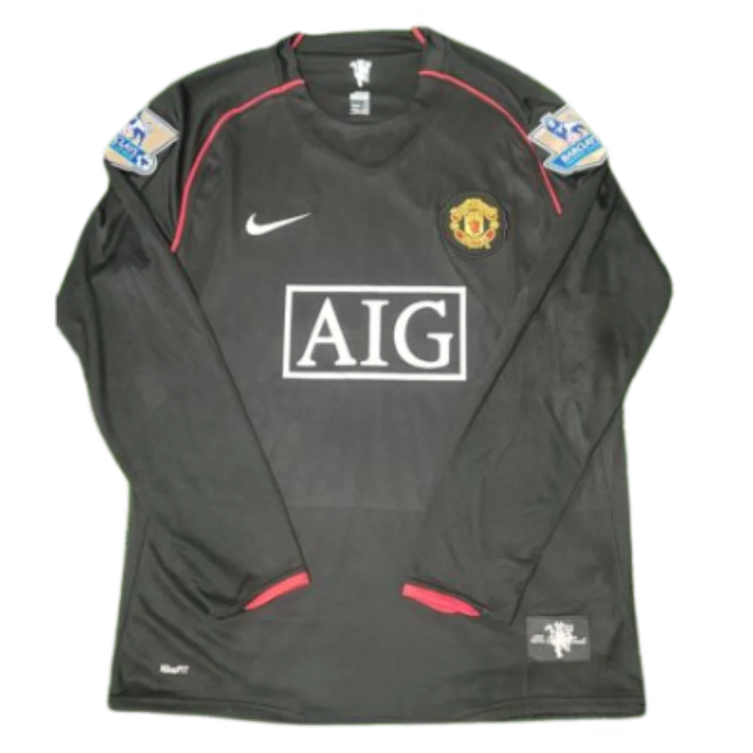 Manchester United 2007/08 Long Sleeve Away Jersey