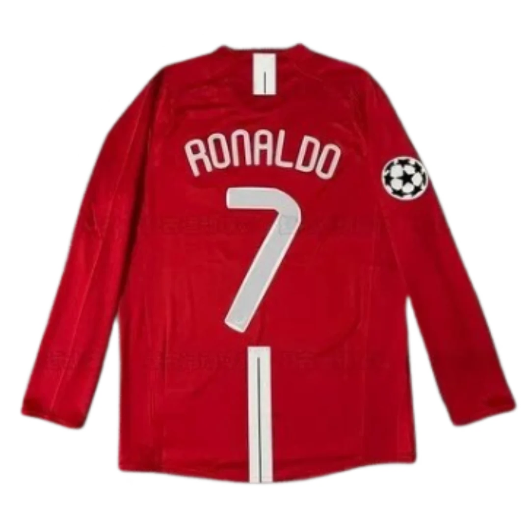 Manchester United 2008/09 Home Long Sleeve `"Nr.7 Ronaldo"