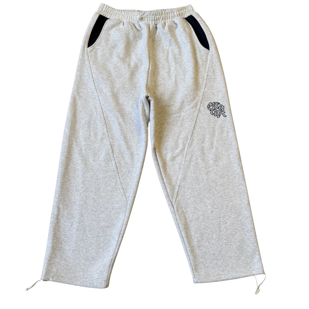 Mertra Open Leg Jogger Grey & Blue
