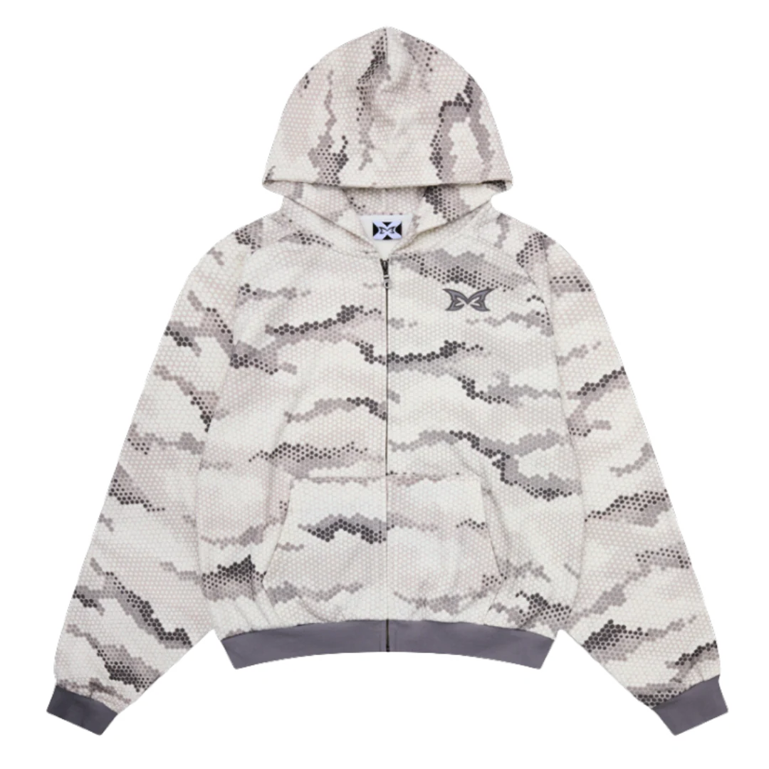 Mertra Snake Skin Zipper Grey