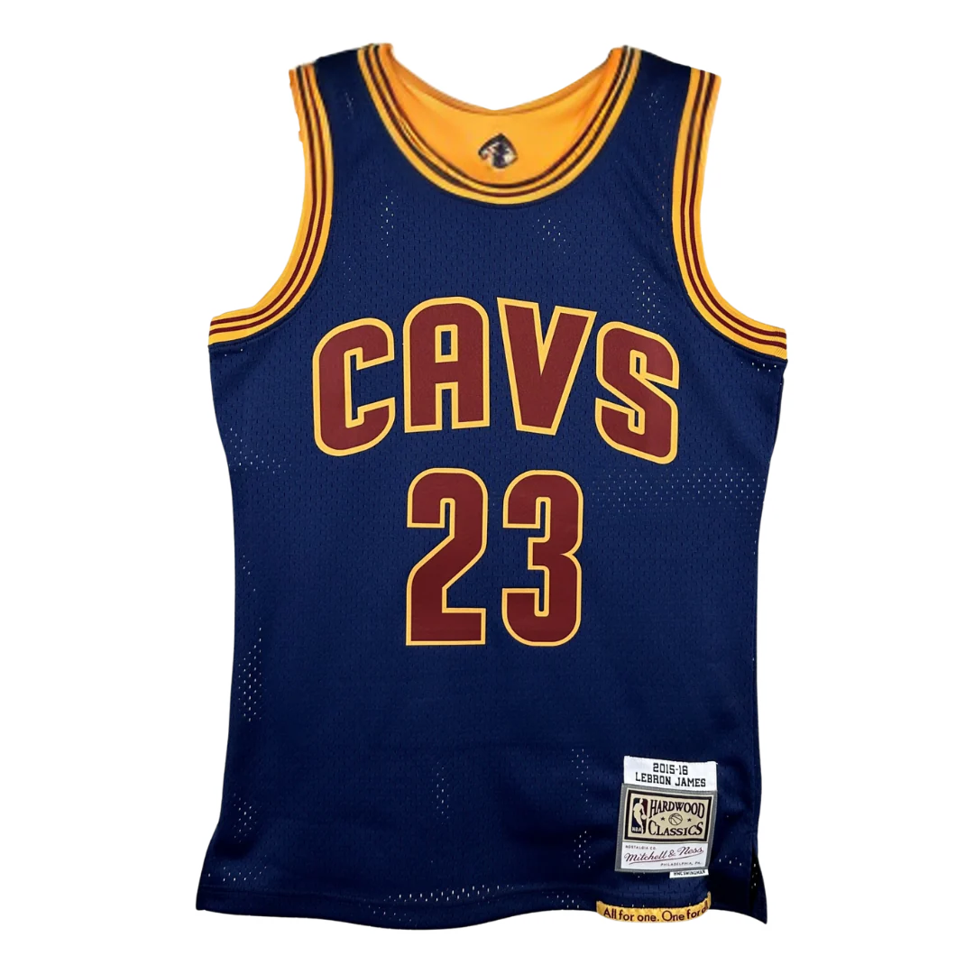 Mitchell & Ness Nba Cleveland Cavaliers 15/16 " Lebron James " Jersey Blue