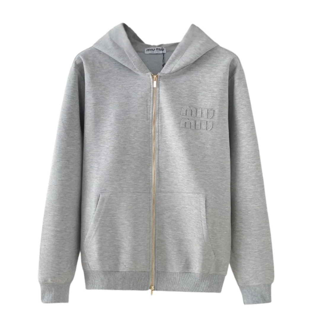 Miu Miu Zipper Grey