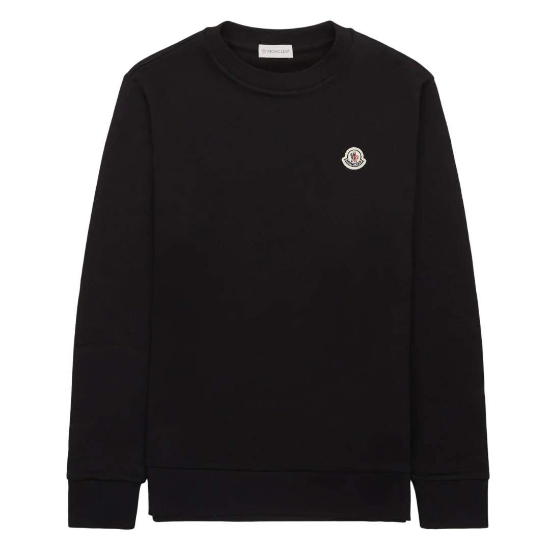Moncler Basic Sweater Black