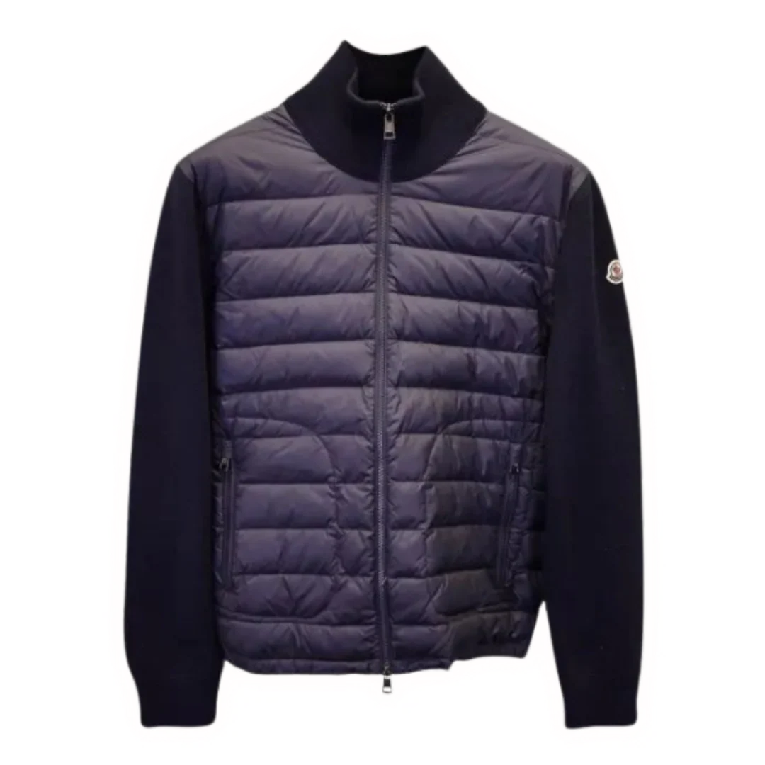 Moncler Cardigan Navy Blue