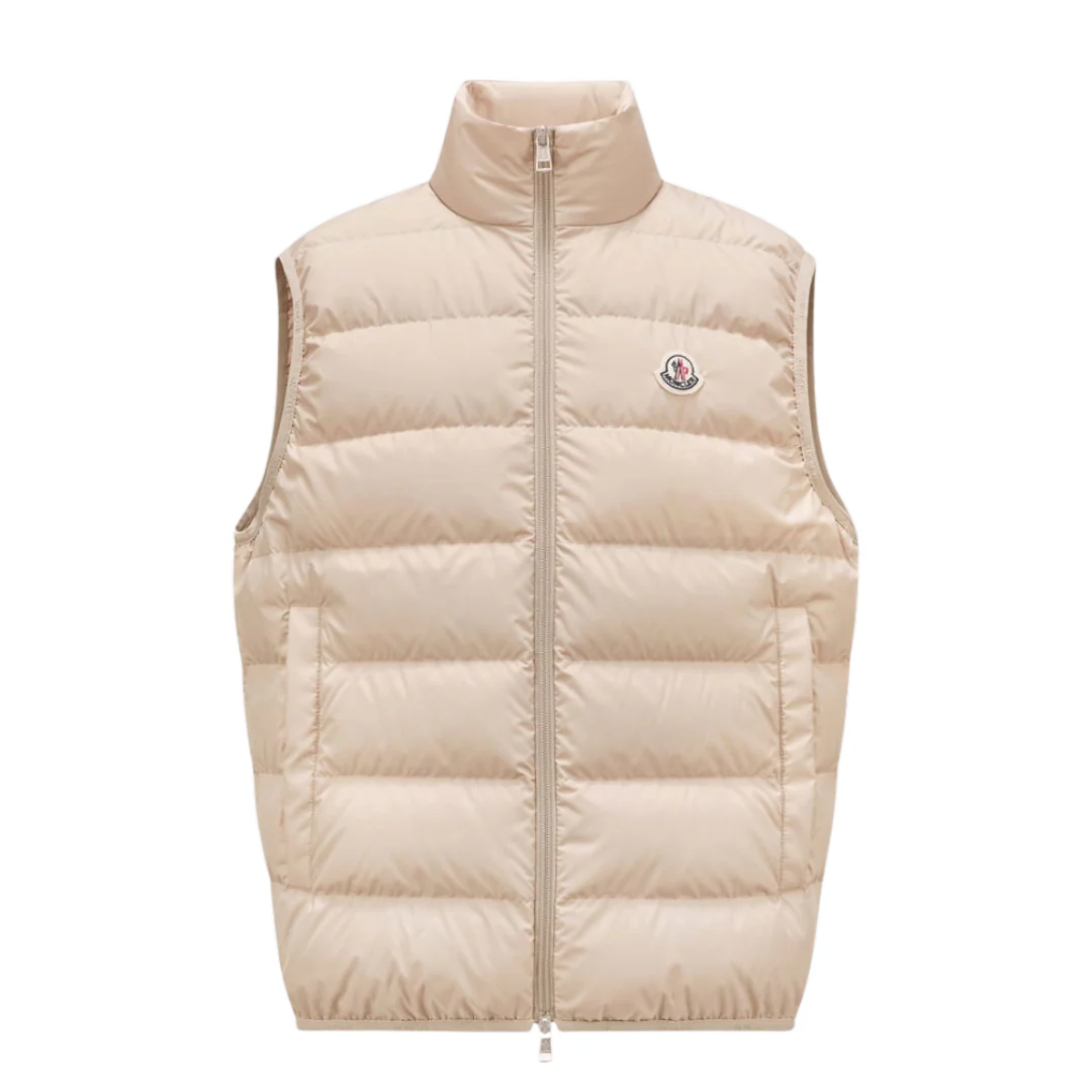 Moncler Down Vest Beige