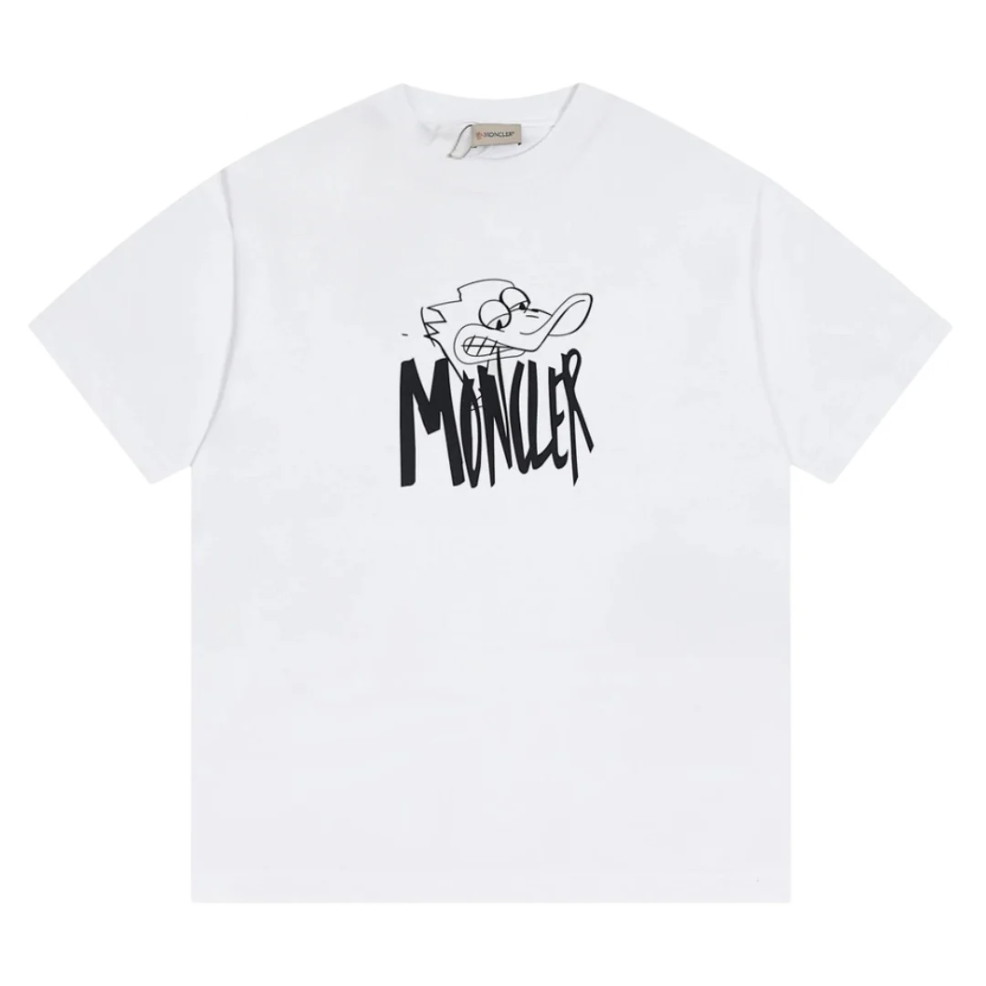 Moncler Duck Print T-Shirt White