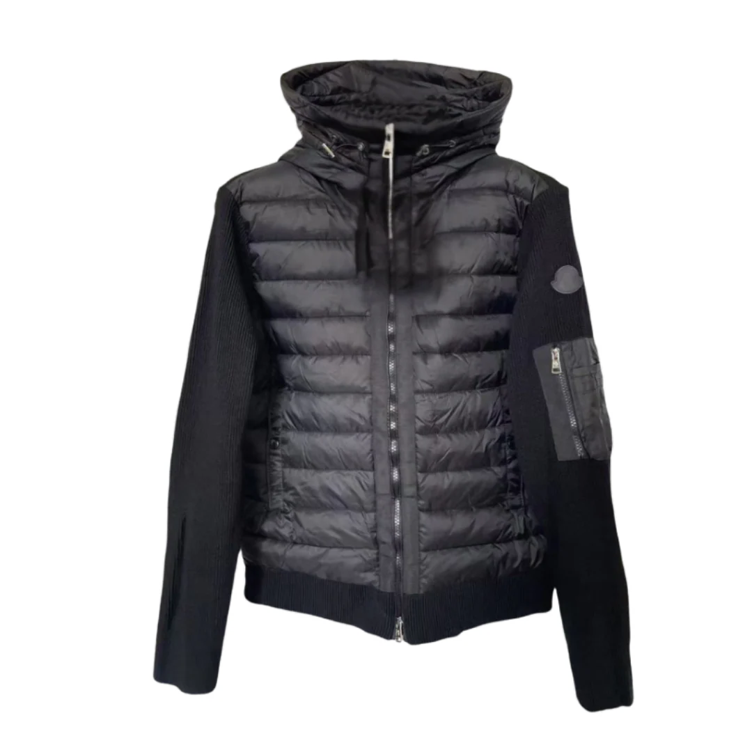 Moncler Hooded Cardigan Black on Black