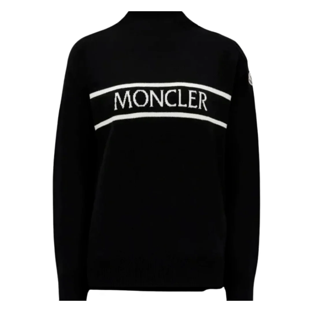 Moncler Knit Sweater Black