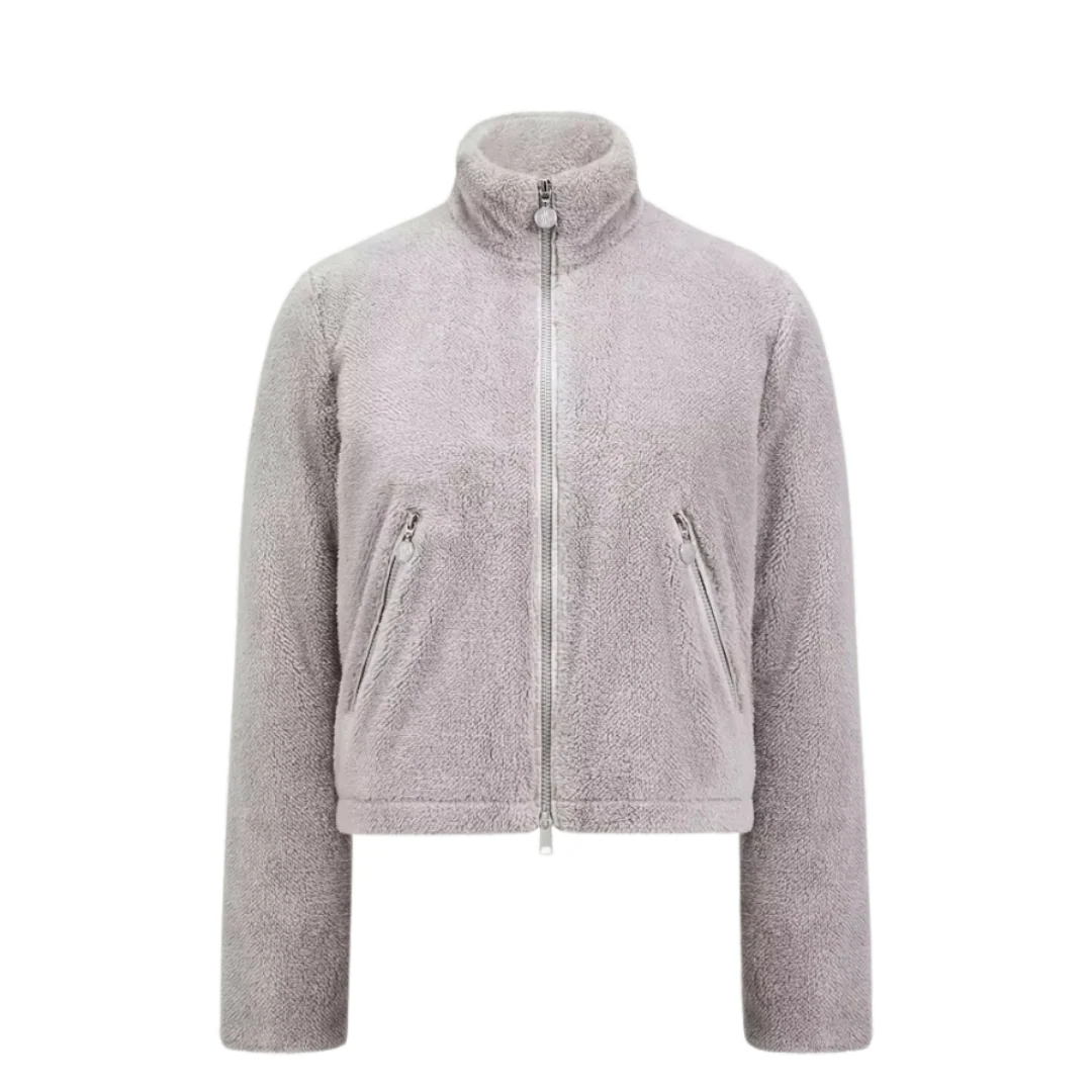 Moncler Polignac Teddy Down Jacket Grey