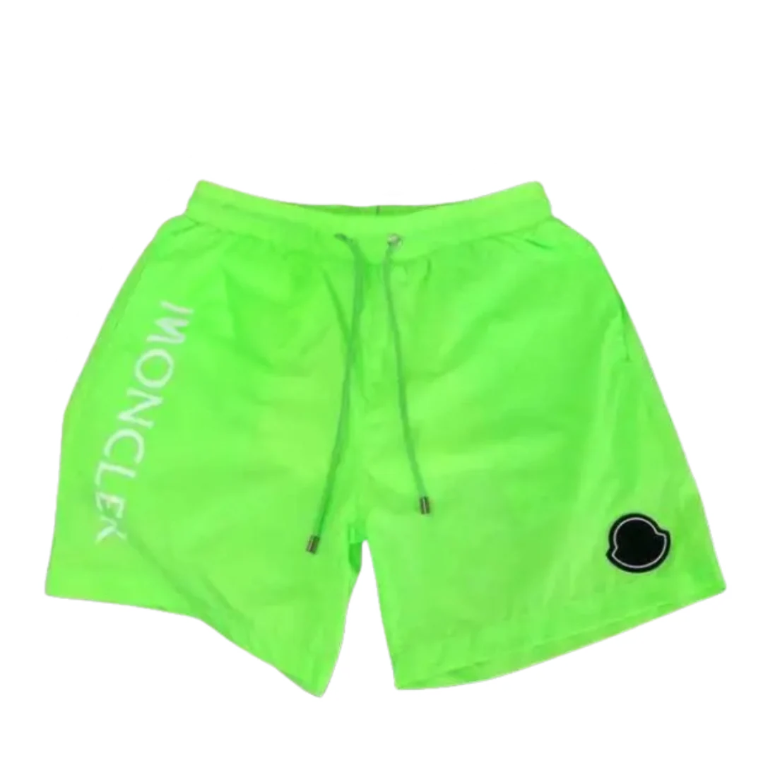 Moncler Swim Shorts Neon Green