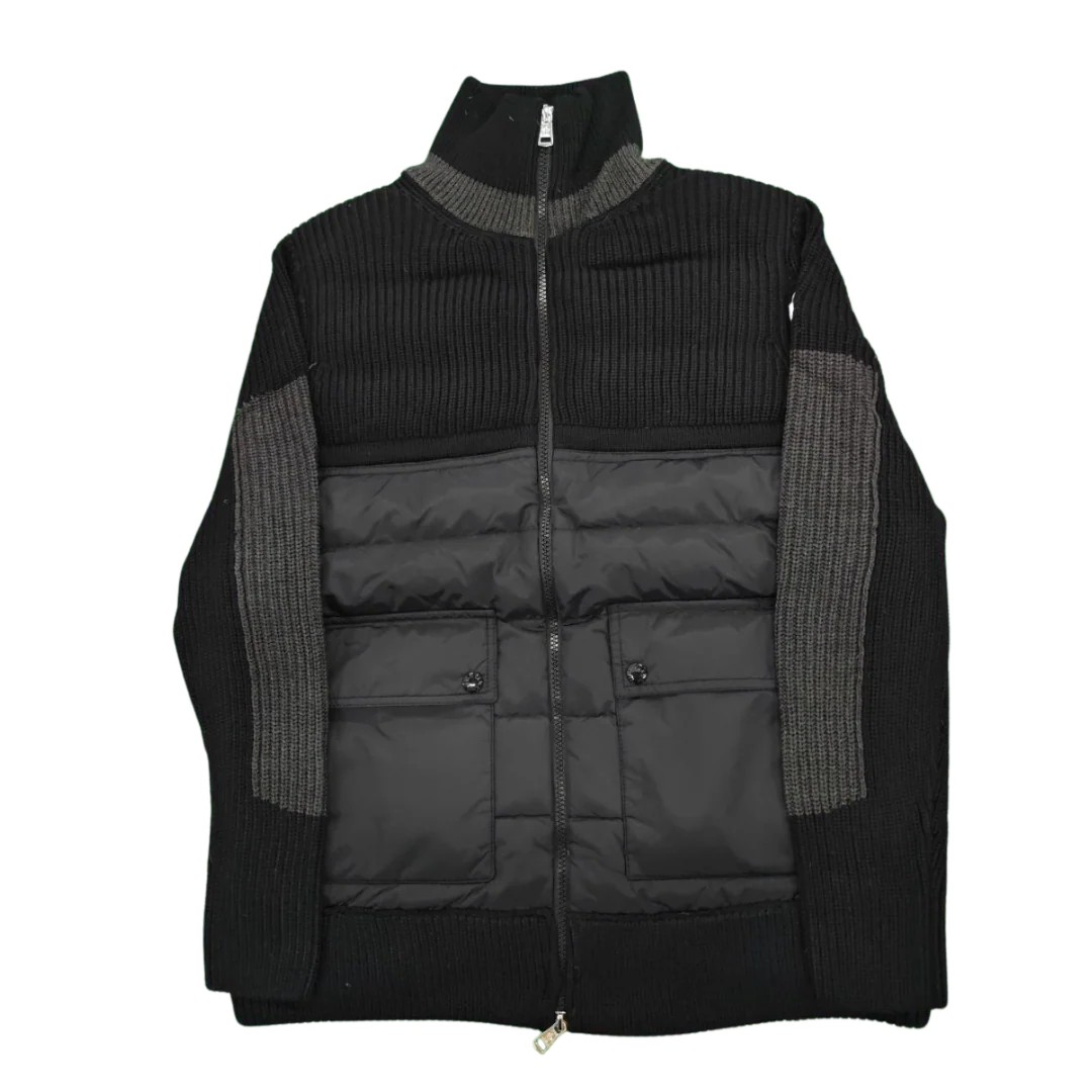 Moncler Two Pocket Cardigan Black