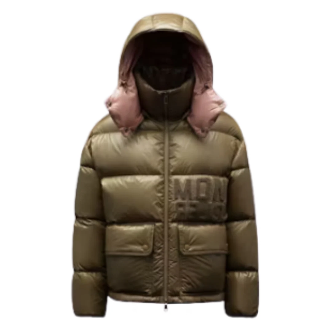 Moncler Womens Abbaye Puffer Jacket Green