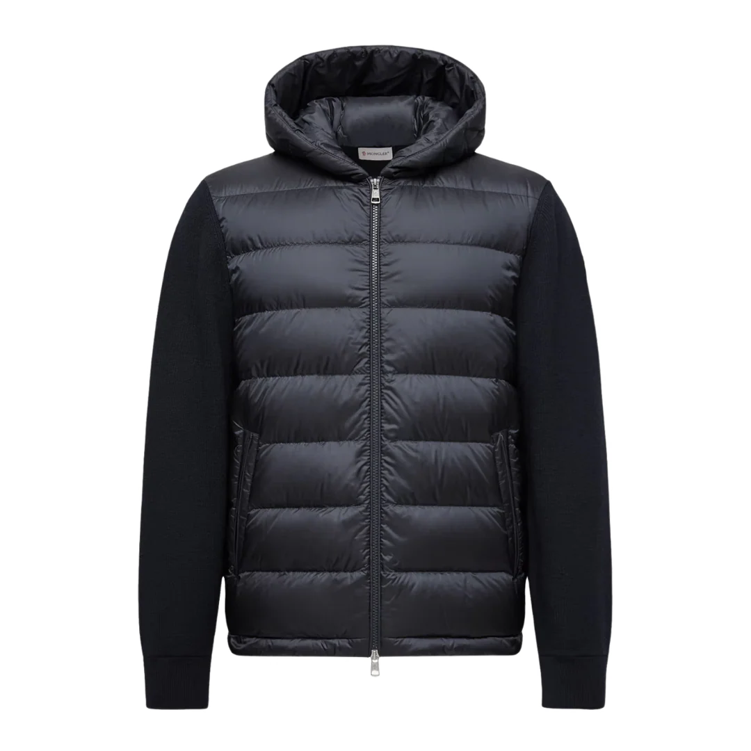 Moncler Wool Cardigan Black