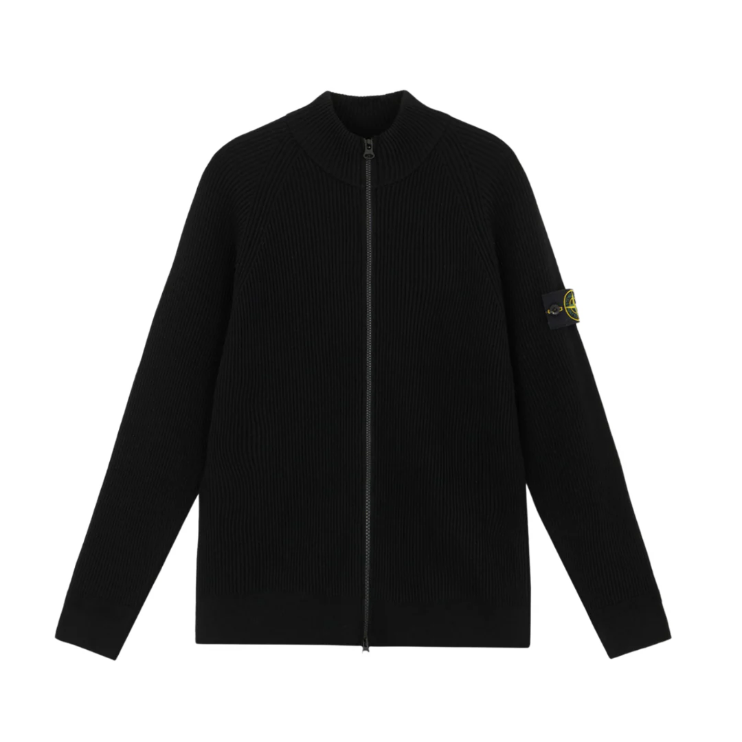 Stone Island Zipper Black