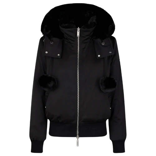 Moose Knuckles Debbie Bomber Black Black