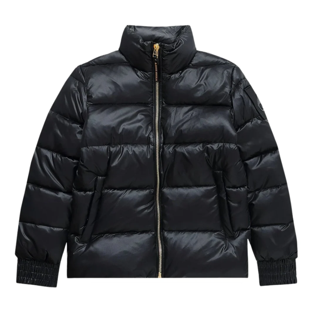 Moose Knuckles Shiny Down Jacket Black
