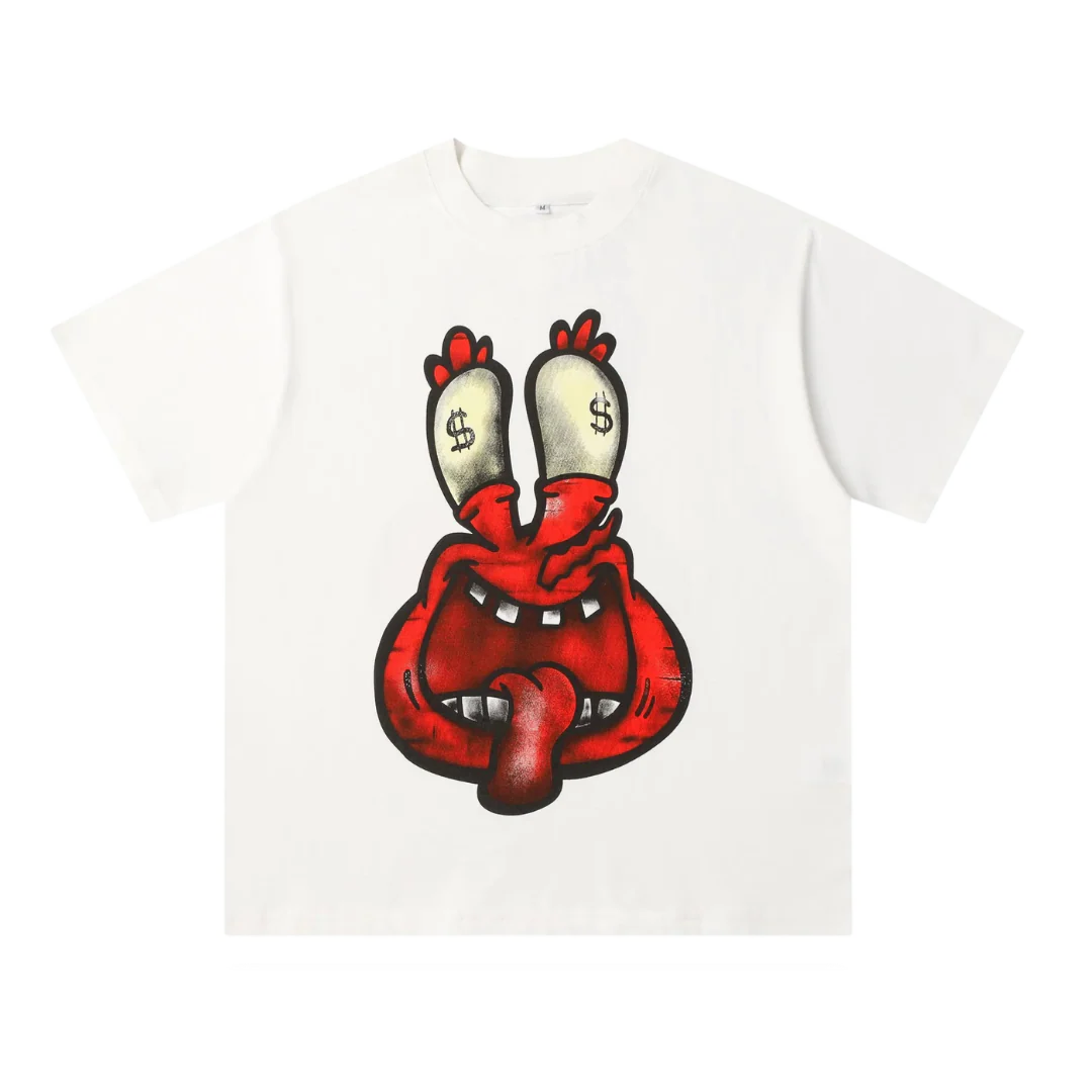 Mr. Crabs Graphic T-Shirt White