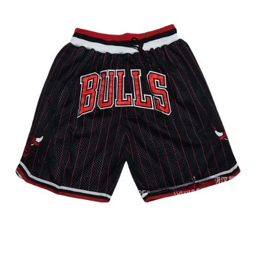 NBA Basketball Vintage Shorts Chicago Bulls Red