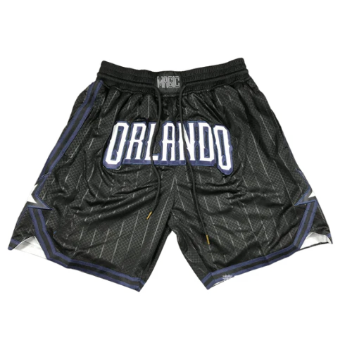 NBA Basketball Vintage Shorts Orlando Magic Black